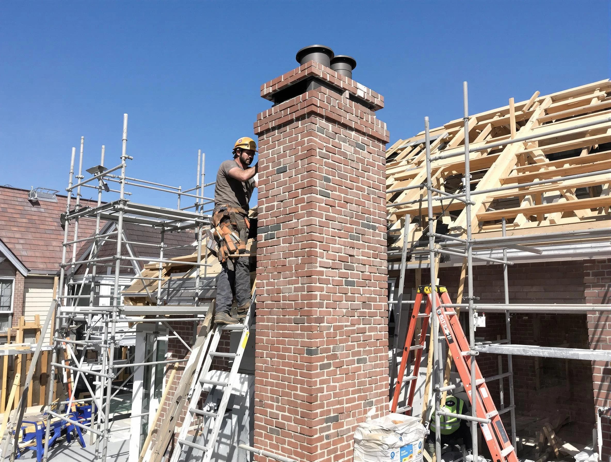 New chimney installation completed by Innsbrook Chimney Sweep in Innsbrook, VA