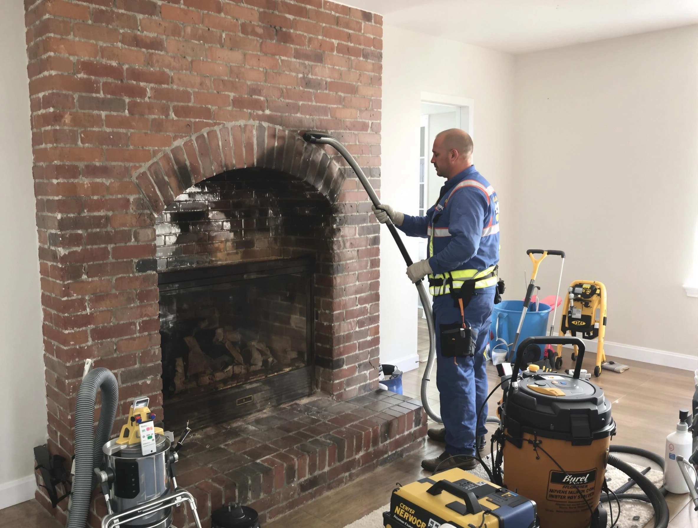 Innsbrook Chimney Sweep expert performing detailed chimney sweep in Innsbrook, VA