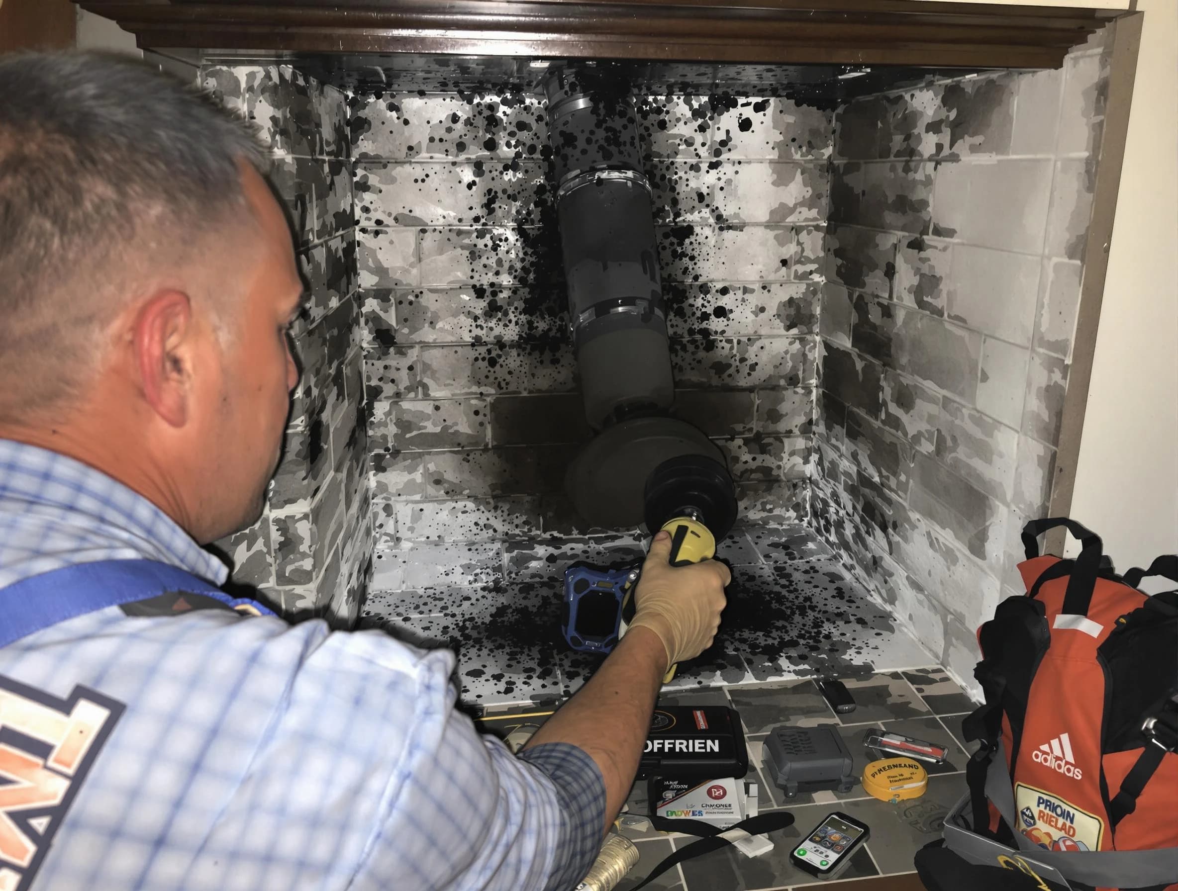 Creosote removal service by Innsbrook Chimney Sweep in Innsbrook, VA