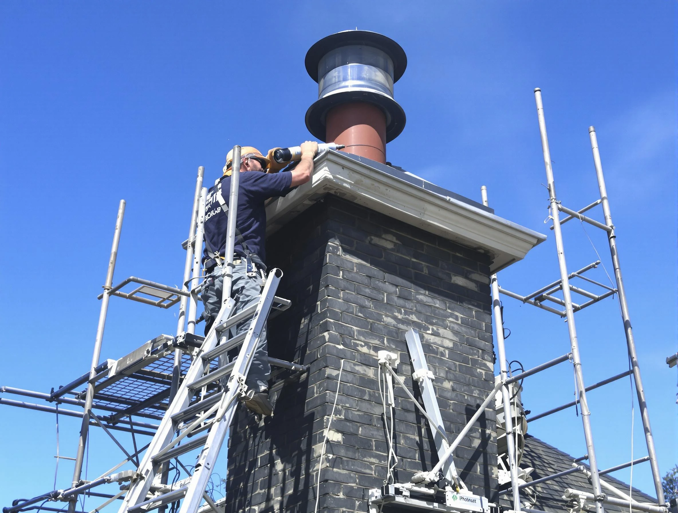 Sturdy chimney crown finished by Innsbrook Chimney Sweep in Innsbrook, VA
