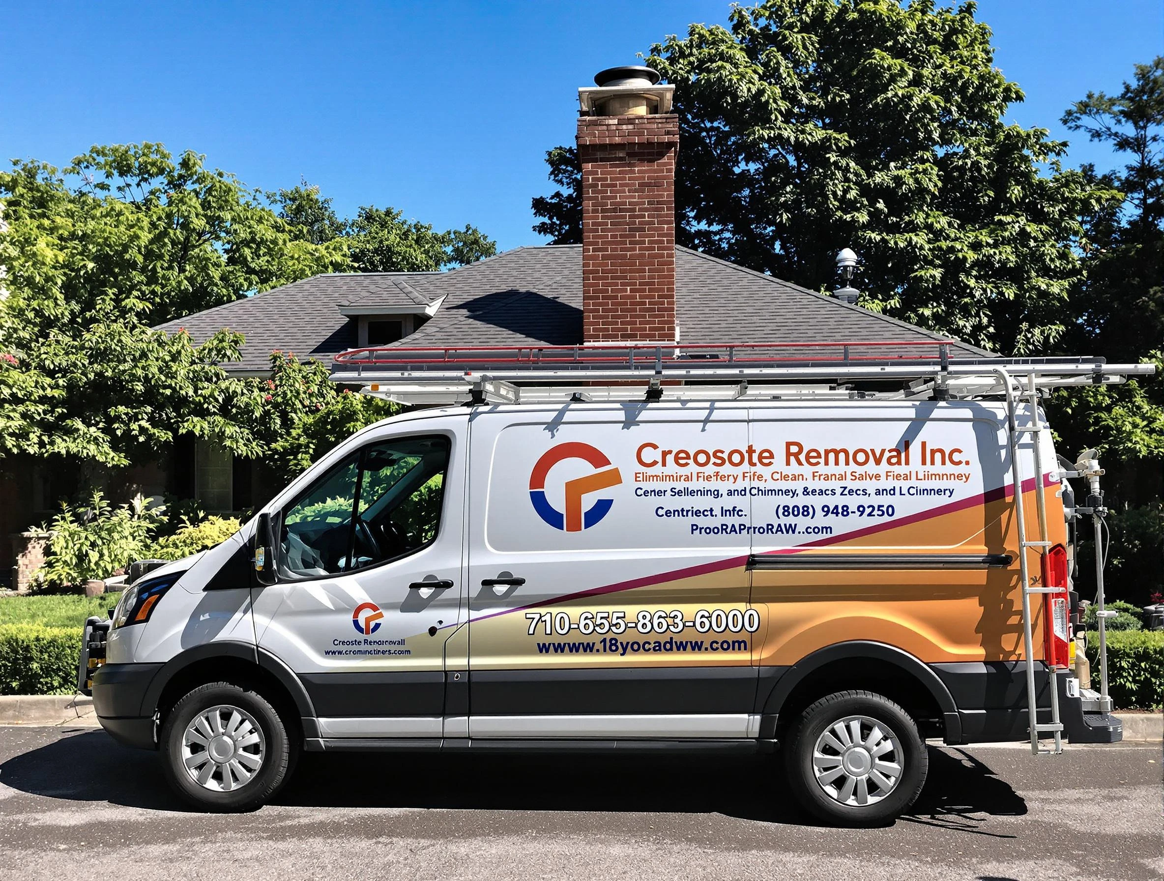 Innsbrook Chimney Sweep technician removing creosote safely in Innsbrook, VA